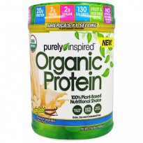 Purely Inspired, Organic Protein, 100% Plant-Based Nutritional Shake, French Vanilla, 1.50 lbs (680 g)