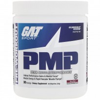 GAT, PMP, Pre-Workout, Peak Muscle Performance, Berry Blast, 9 oz (255 g)