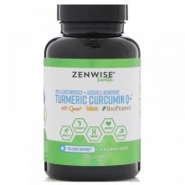 Zenwise Health, Turmeric Curcumin Q+, with Qmin+ & Nem & BioPerine, 90 Vegetarian Capsules