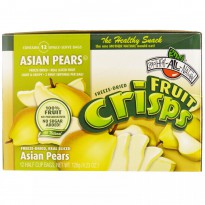 Brothers-All-Natural, Fruit-Crisps, Asian Pears, 12 Half Cup Bags, 10 g Each