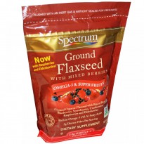 Spectrum Essentials, Ground Flaxseed with Mixed Berries, 12 oz (340 g)