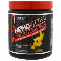 Nutrex Research Labs, Black Series, Hemo-Rage Underground, Peach Pineapple, 9.4 oz (267 g)