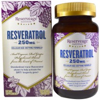 ReserveAge Nutrition, Resveratrol, Cellular Age-Defying Formula, 250 mg, 120 Veggie Caps