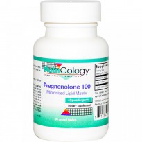 Nutricology, Pregnenolone 100, 60 Scored Tablets