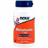 Now Foods, Melatonin, 1 mg, 100 Tablets
