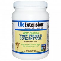 Life Extension, New Zealand Whey Protein Concentrate, Natural Vanilla Flavor, 18.34 oz (520 g)