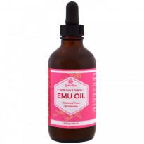 Leven Rose, 100% Pure & Organic Emu Oil, 4 fl oz (118 ml)