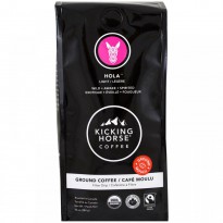 Kicking Horse, Hola, Light, Ground Coffee, 10 oz (284g)