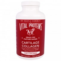 Vital Proteins, Dr. Kaayla Daniels, Cartilage Collagen, Type II Collagen, 750 mg, 360 Capsules