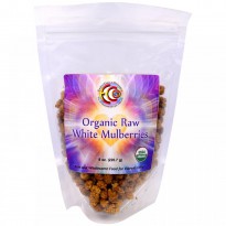 Earth Circle Organics, Organic Raw White Mulberries, 8 oz (226.7 g)