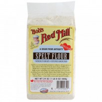 Bob's Red Mill, Spelt Flour, Whole Grain, Stone Ground, 24 oz (680 g)