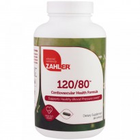 Zahler, 120/80, Cardiovascular Health Formula, 180 Capsules