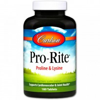 Carlson Labs, Pro•Rite, Proline & Lysine, 180 Tablets