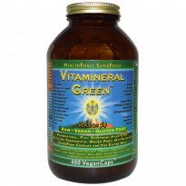 HealthForce Superfoods, Vitamineral Green, Version 5.3, 400 VeganCaps