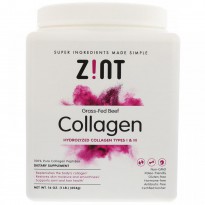 Z!NT, Grass-Fed Beef Collagen, Hydrolyzed Collagen Types I & III, 16 oz (454 g)