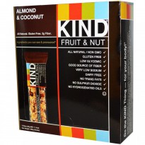 KIND Bars, Fruit & Nut Bars, Almond & Coconut, 12 Bars, 1.4 oz (40 g) Each