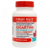 Vibrant Health, Gigartina, Red Marine Algae, Version 2.0, 90 Vegetable Capsules