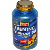 Health From The Sun, Evening Primrose Oil, Omega-6, 500 mg, 180 Mini Softgels