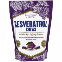 ReserveAge Nutrition, Resveratrol Chews, Bordeaux Berry, 30 Soft Chews