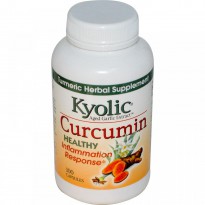 Wakunaga - Kyolic, Aged Garlic Extract, Inflammation Response, Curcumin, 100 Capsules