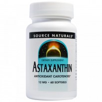 Source Naturals, Astaxanthin, 12 mg, 60 Softgels