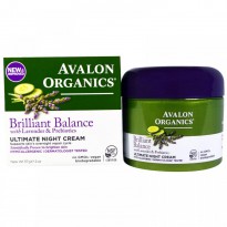 Avalon Organics, Ultimate Night Cream, 2 oz (57 g)