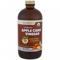 Dr. Mercola, Organic Apple Cider Vinegar, Sweet, 16 oz (473 ml)
