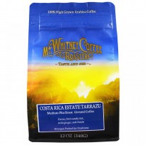 Mt. Whitney Coffee Roasters, Costa Rica Estate Tarrazu, Medium Plus Roast, Ground Coffee, 12 oz (340 g)