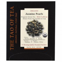 The Tao of Tea, Organic Jasmine Pearls, 15 Pyramid Sachets, 1.05 oz (30 g)