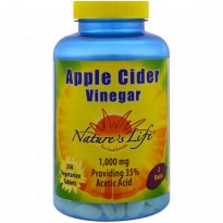 Nature's Life, Apple Cider Vinegar, 250 Veggie Tabs