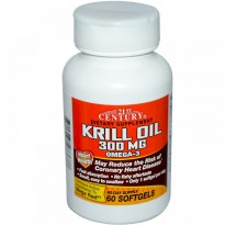 21st Century, Krill Oil, 300 mg, 60 Softgels