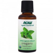 Now Foods, Organic Essential Oils, 100% Pure Oregano Oil, 1 fl oz (30 ml)