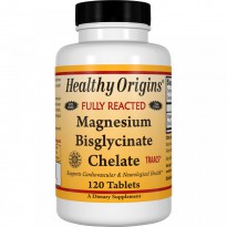 Healthy Origins, Magnesium Bisglycinate Chelate, 120 Tablets