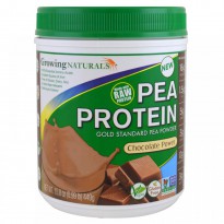 Growing Naturals, Pea Protein, Chocolate Power, 15.8 oz (449 g)