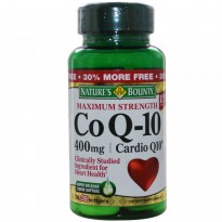 Nature's Bounty, Co Q-10, Maximum Strength, Cardio Q10, 400 mg, 39 Softgels