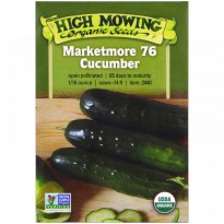 High Mowing Organic Seeds, Marketmore 76 Cucumber, 1/16 Ounce